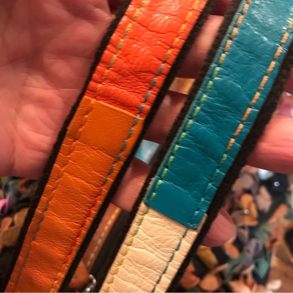 ✌️VINTAGE BOHO Leather Flower Bag - Picture 7 of 16